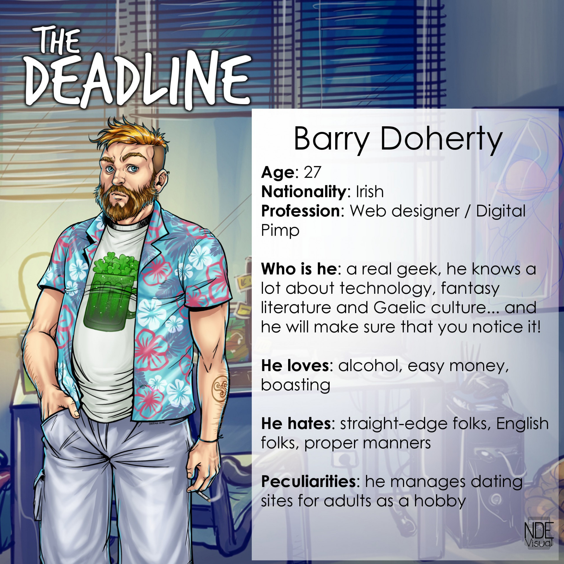 The Deadline - Visual Novel (Demo) (itch) - кадр 5