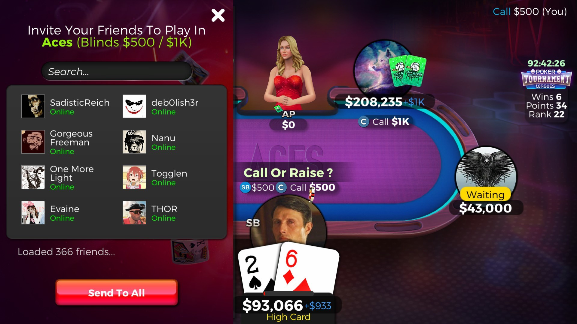 Downtown Casino: Texas Hold'em Poker - кадр 4