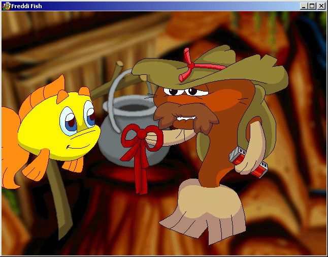 Freddi Fish 4: The Case of the Hogfish Rustlers of Briny Gulch - кадр 6