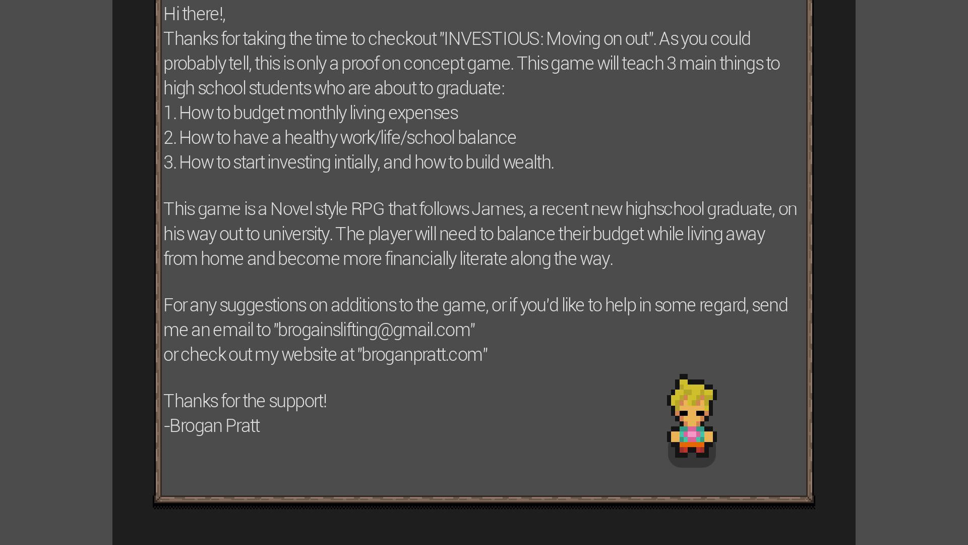 Investious: Moving on Up (Proof of Concept) (itch) - кадр 2