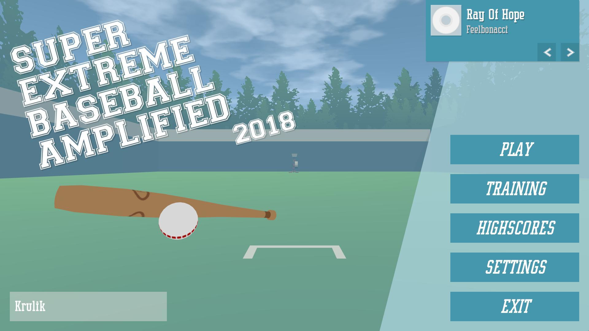 Super Extreme Baseball Amplified 2018 (itch) - кадр 3
