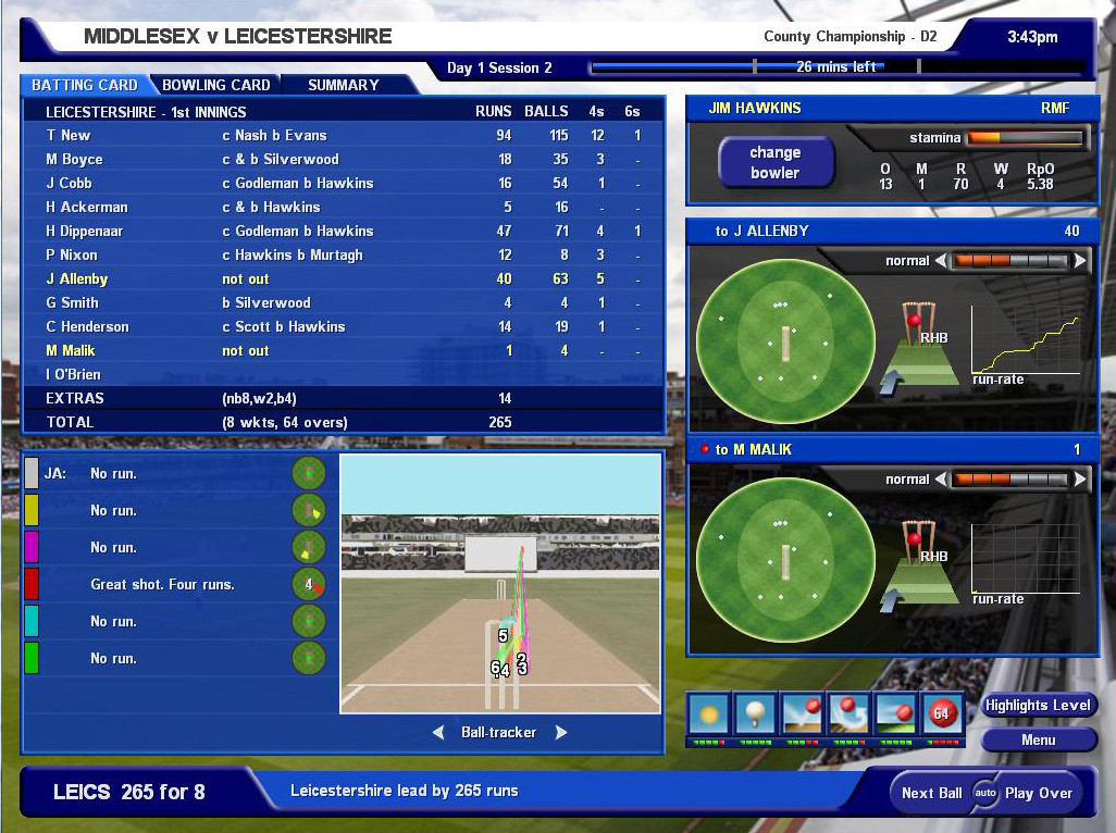 International Cricket Captain 2009 Ashes Edition - кадр 4