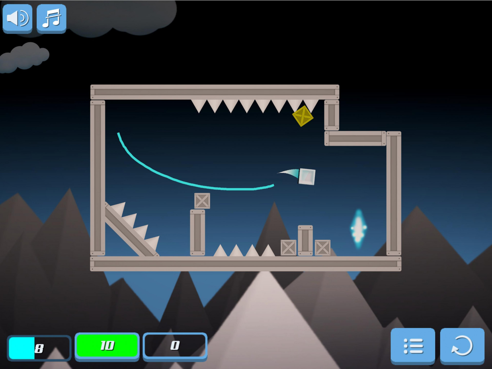 Draw Dash - Physics Puzzle (itch) - кадр 2