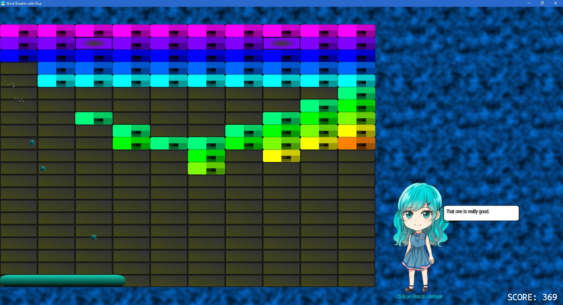 Brick Breaker with Risa - кадр 4