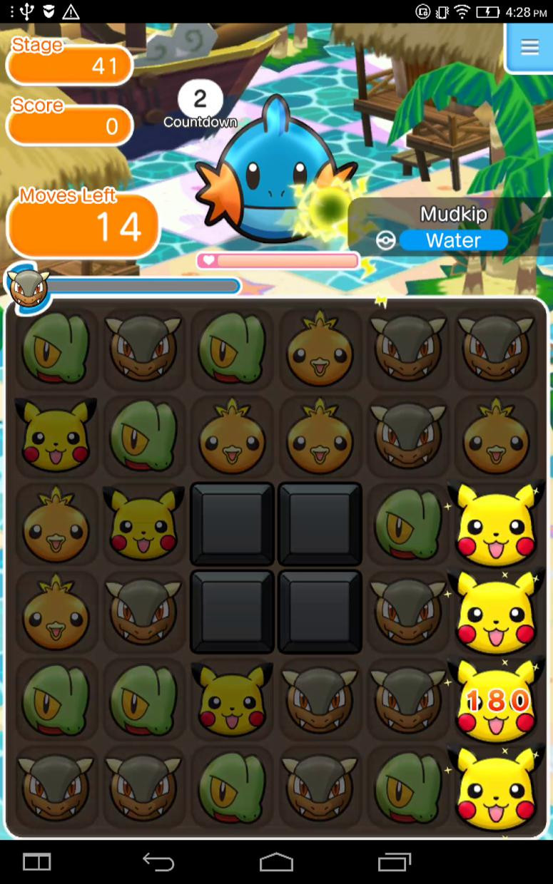 Pokémon Shuffle Mobile - кадр 4