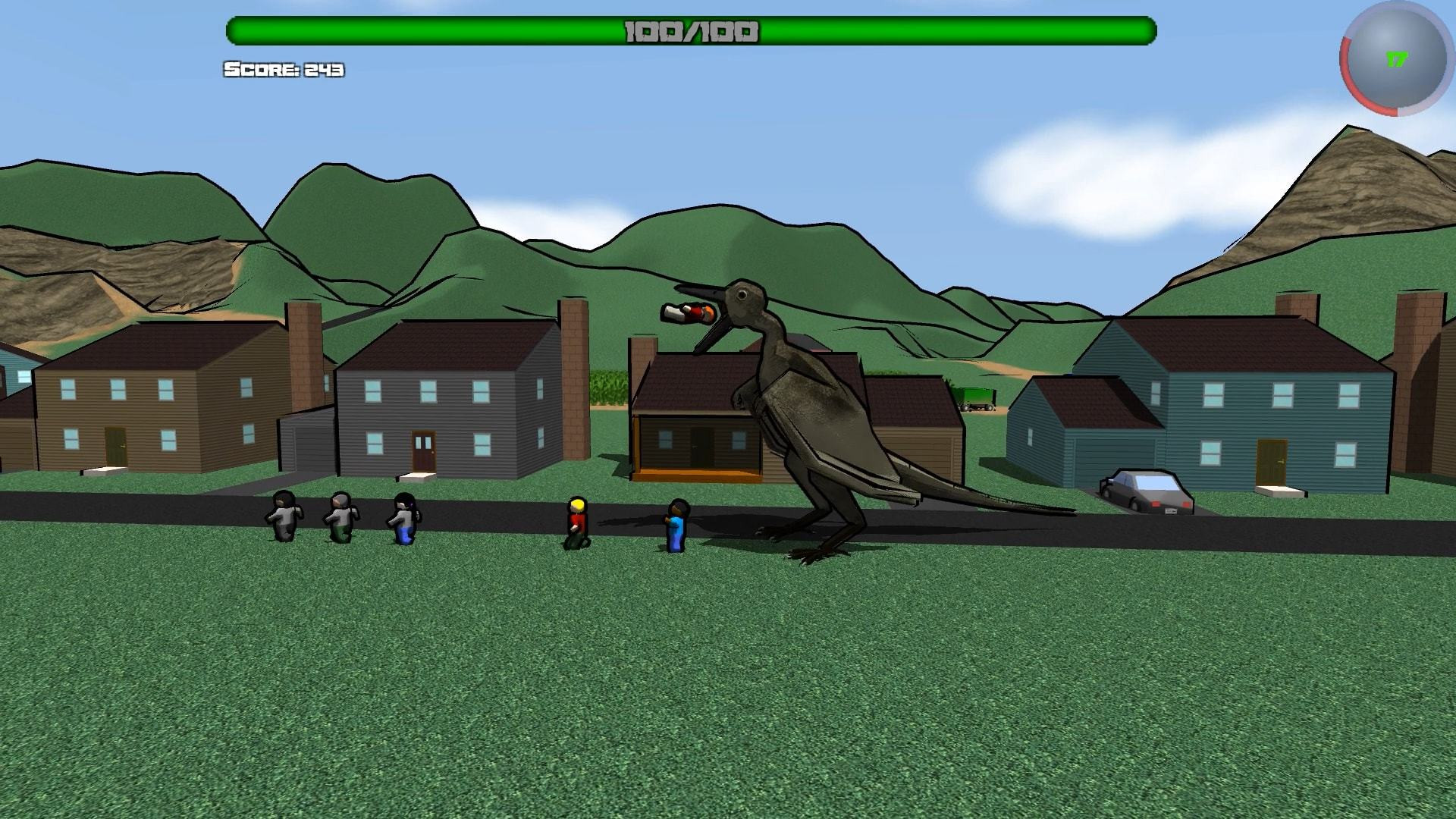 Attack of the Giant Mutant Lizard - кадр 3