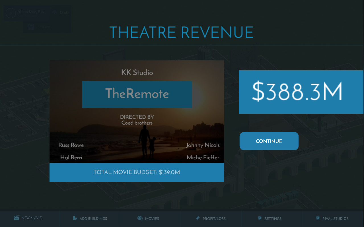 Movie Studio Tycoon - кадр 2