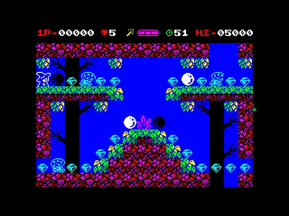 Black & White - DEMO - (ZX Spectrum 128K) (itch) - кадр 2