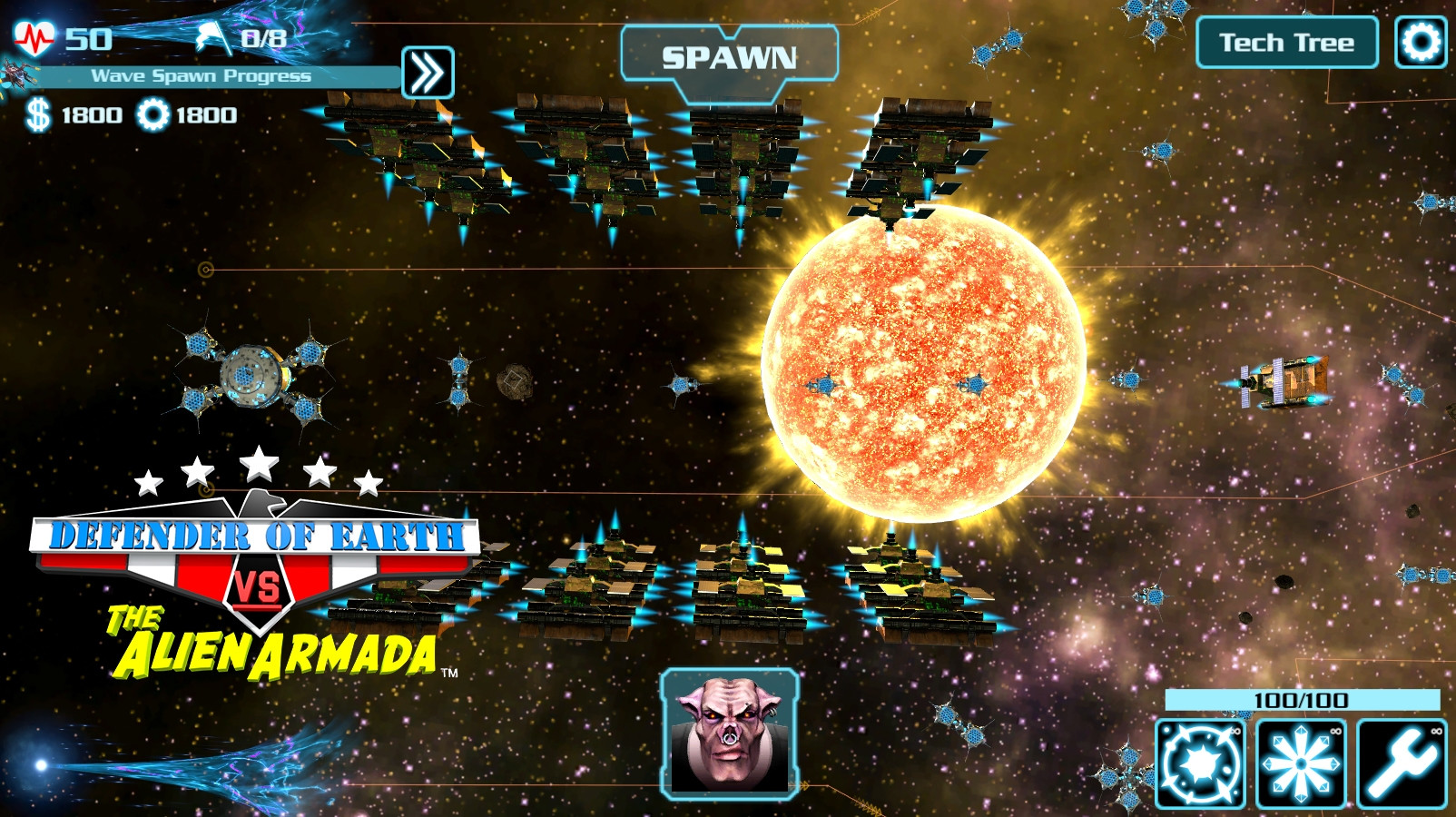 DEFENDER OF EARTH VS THE ALIEN ARMADA - кадр 5