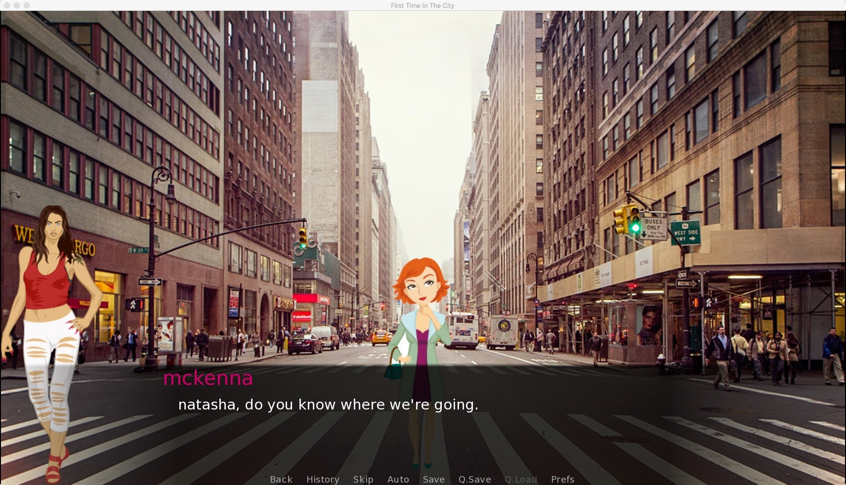 First time in the city (itch) - кадр 2