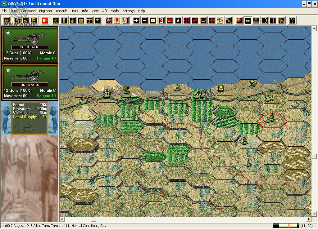 Panzer Campaigns: Sicily '43 - кадр 2