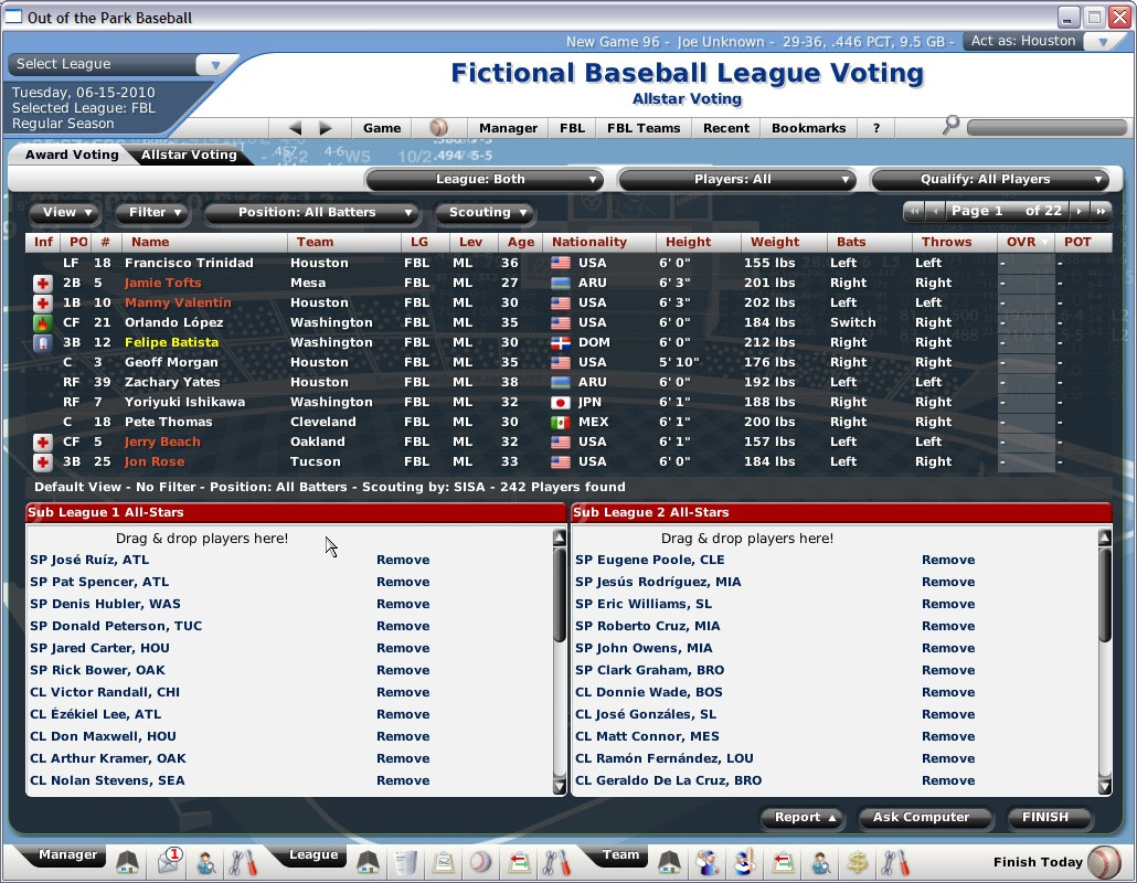Out of the Park Baseball 2007 - кадр 6