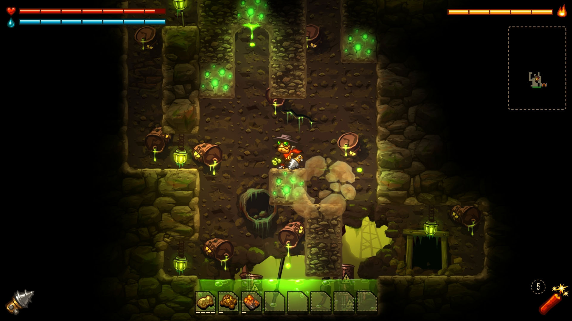 SteamWorld Dig - кадр 7