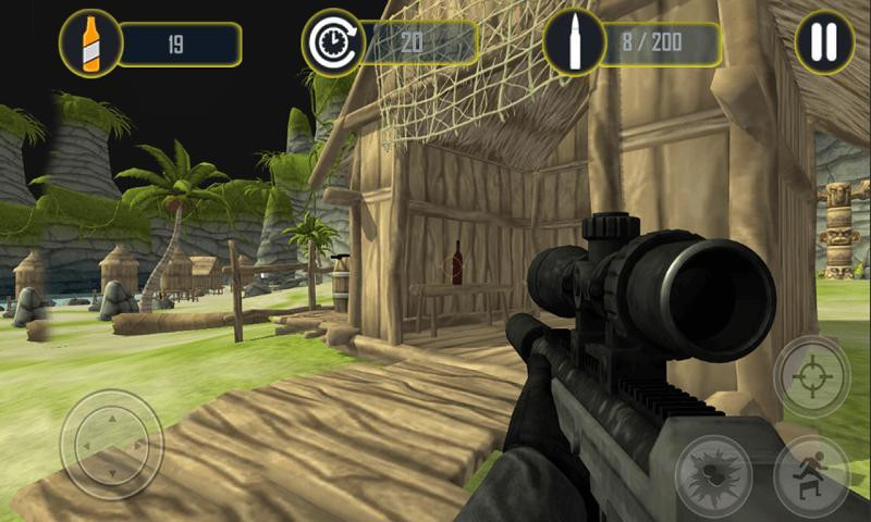 Expert 3d bottle shoot – 3d bottle shooting games (itch) - кадр 2