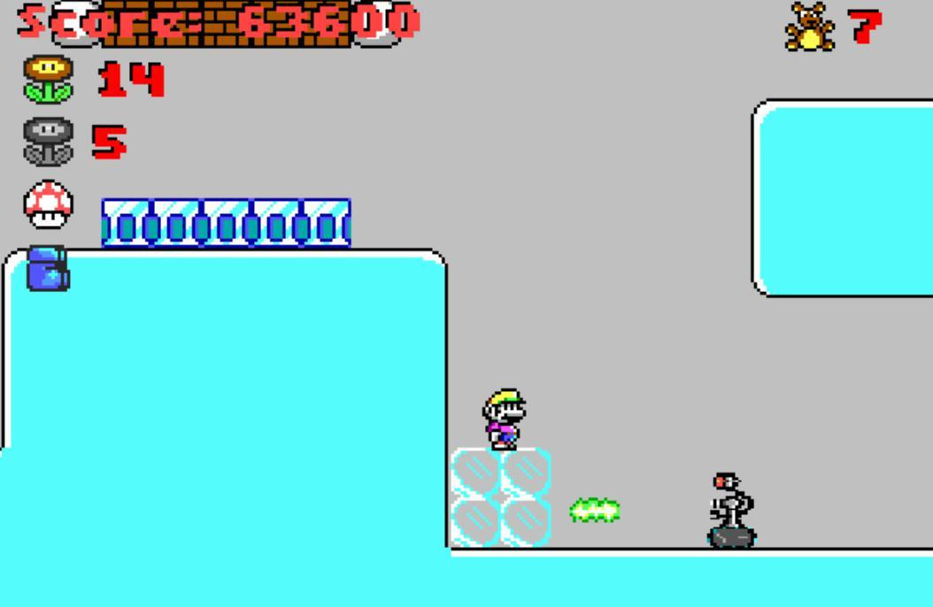 Super Mario in Marooned on Mars (itch) - кадр 3