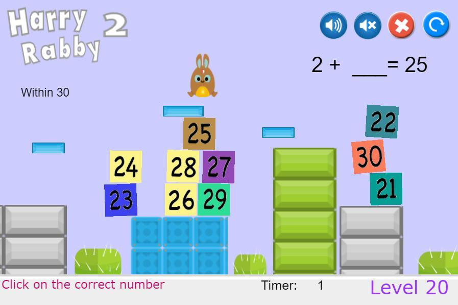 HarryRabby 2 Elementary Math - Missing addends (itch) - кадр 6