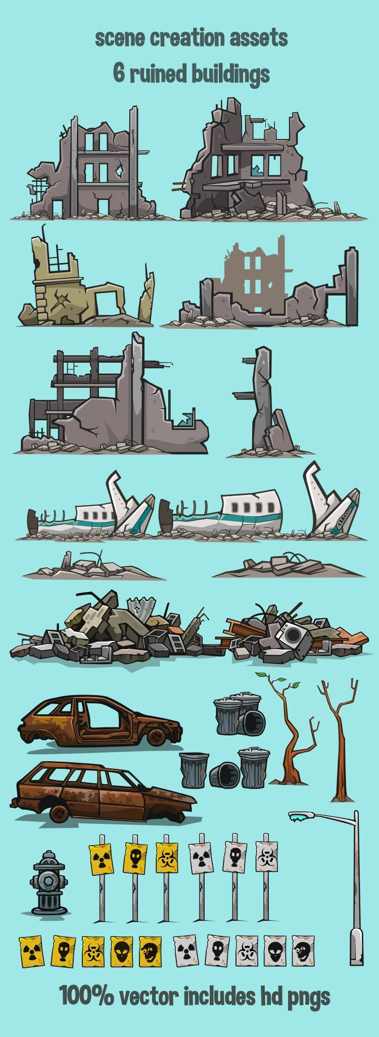 Apocalypse scene creation (itch) - кадр 1