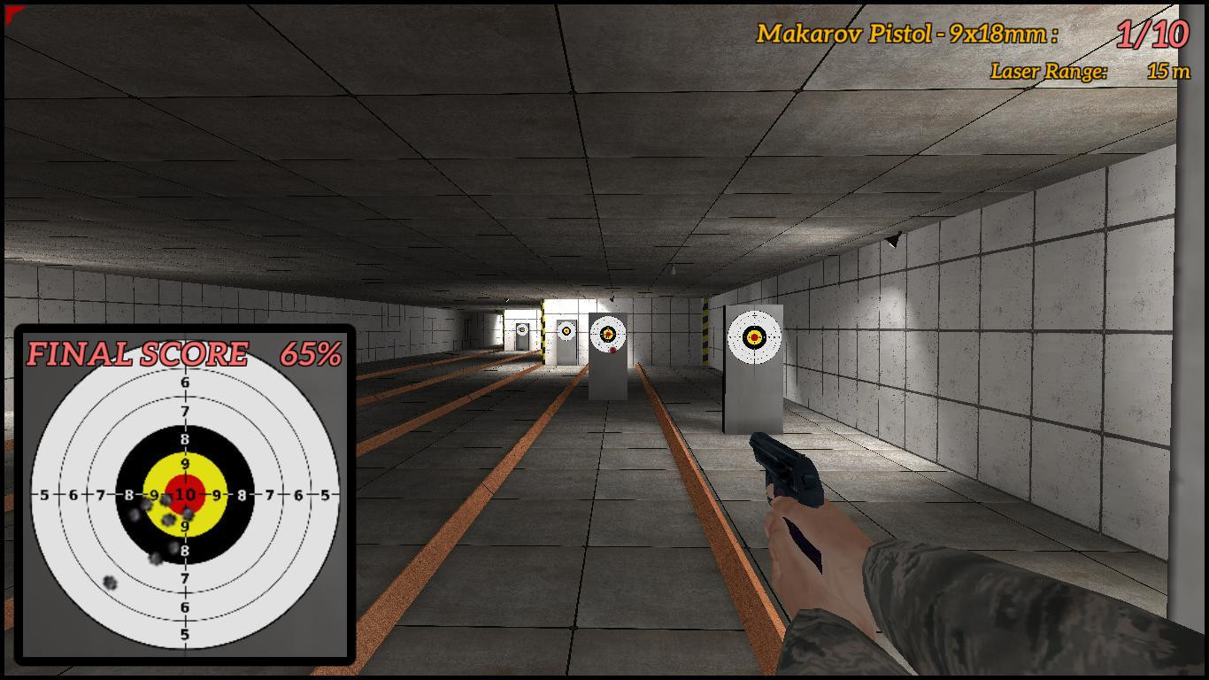 Weapons Simulator - Pistols & SMGs - Indoor Module (itch) - кадр 5
