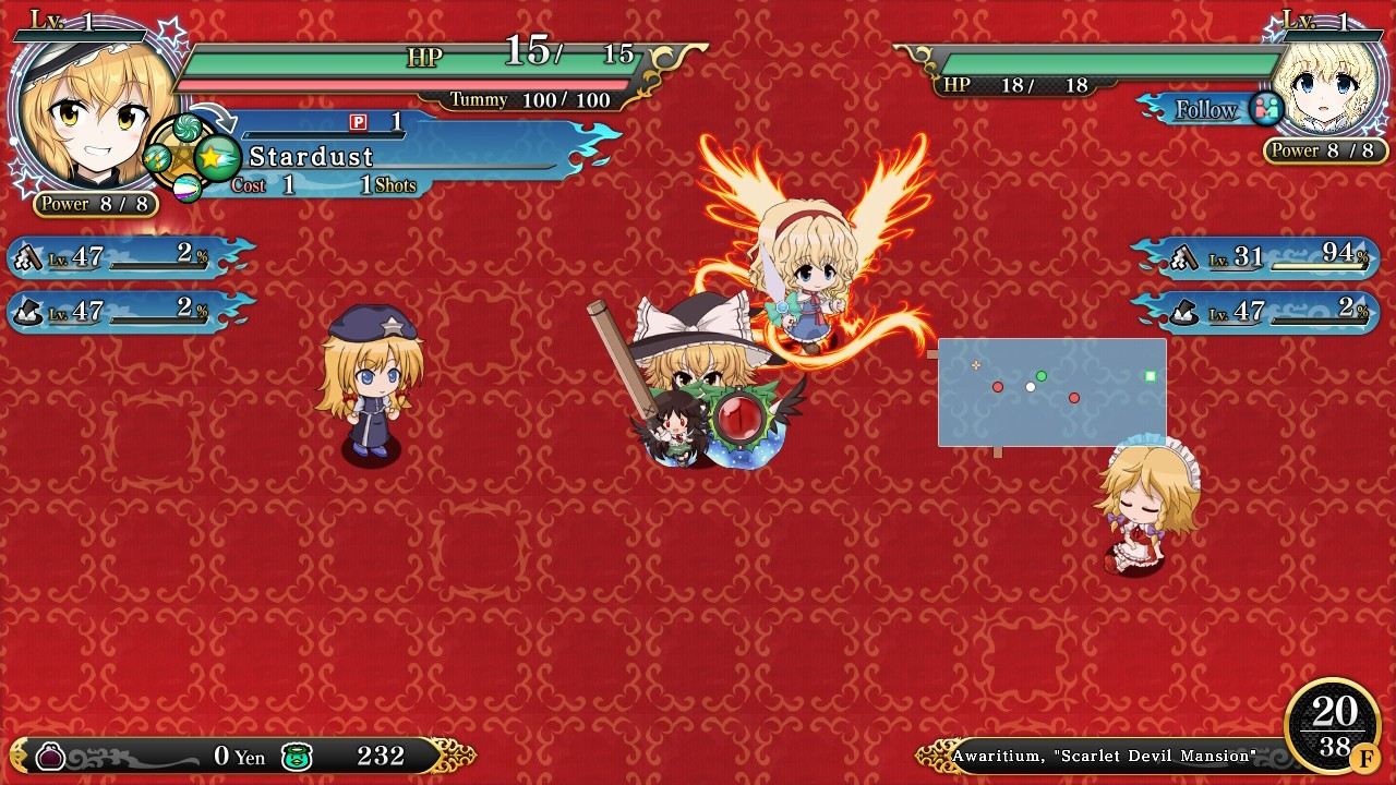 Touhou Genso Wanderer Reloaded - кадр 7