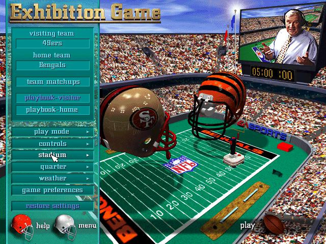 Madden NFL 97 - кадр 2