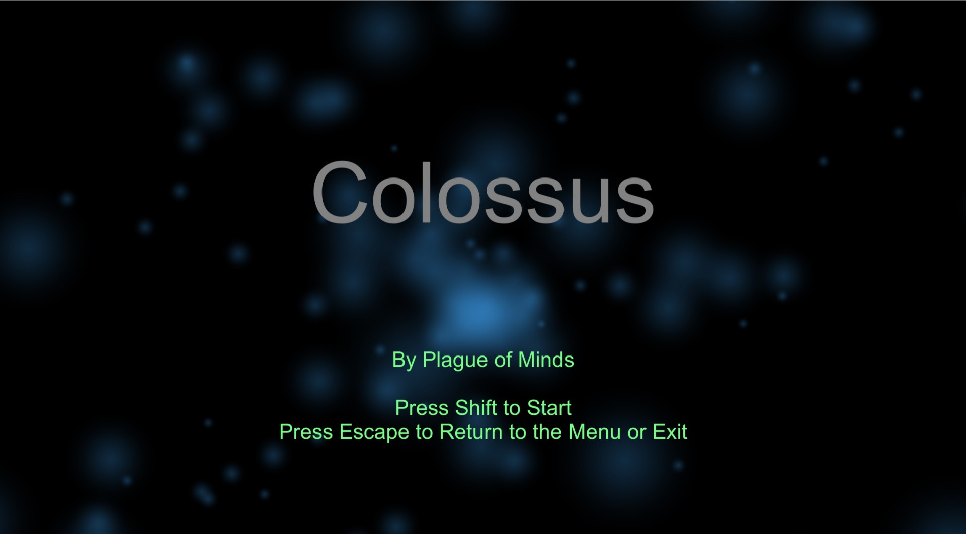 Colossus (itch) (Plague of Minds) - кадр 1