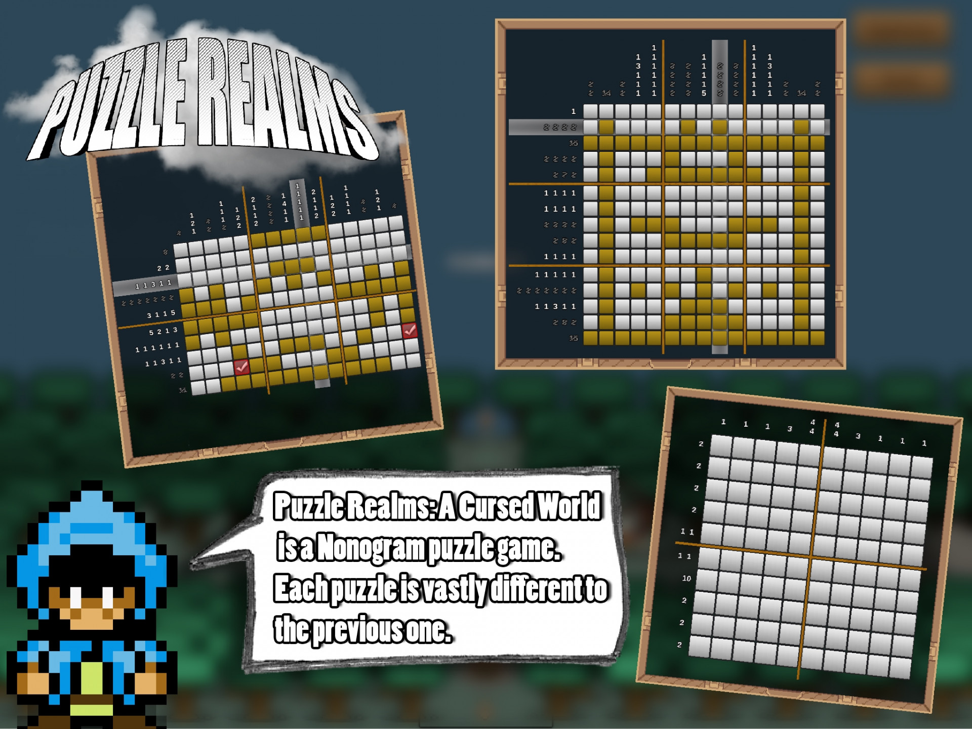 Puzzle Realms: A Cursed World (itch) - кадр 3