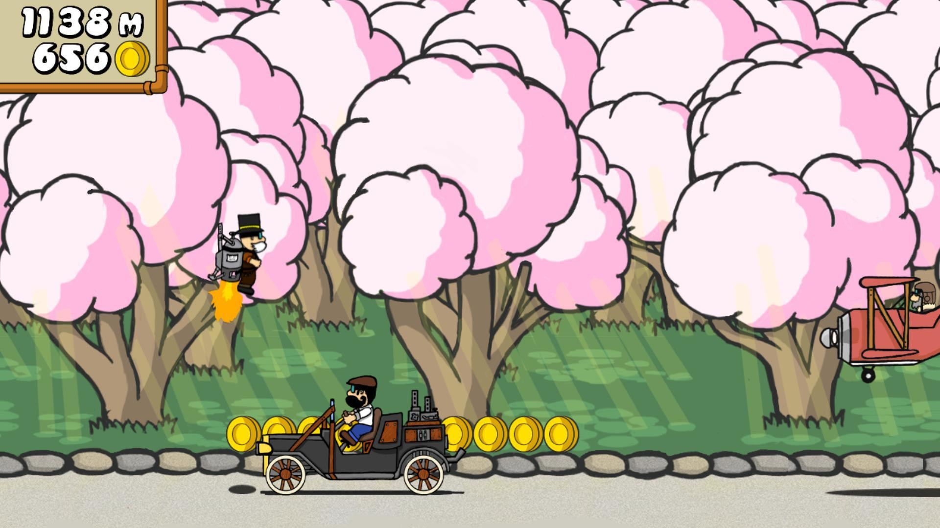 Dr. Gentleman's Jetpack Run (itch) - кадр 2