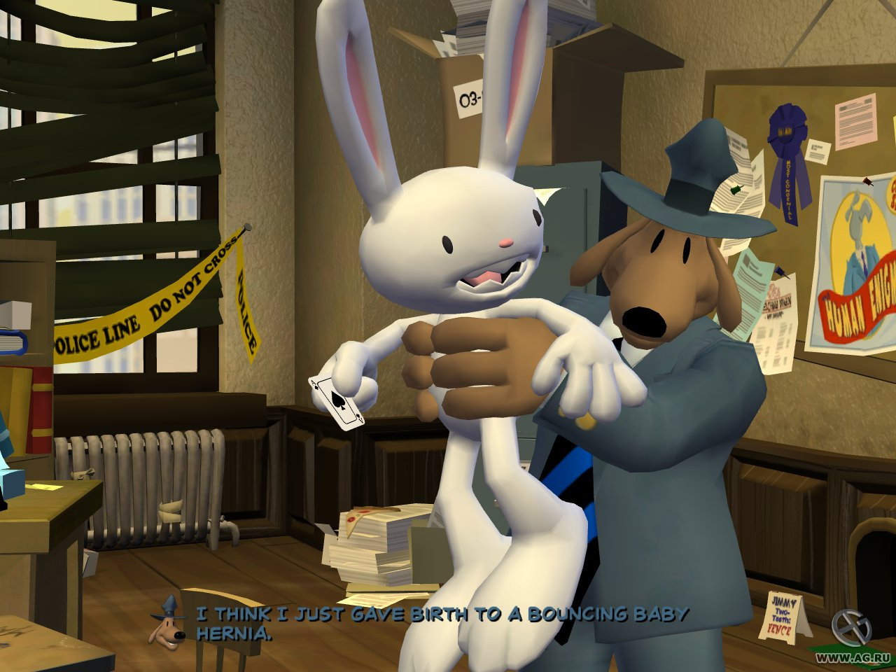 Sam & Max: Season 1 - Episode 3 - The Mole, The Mob, And The Meatball - кадр 8