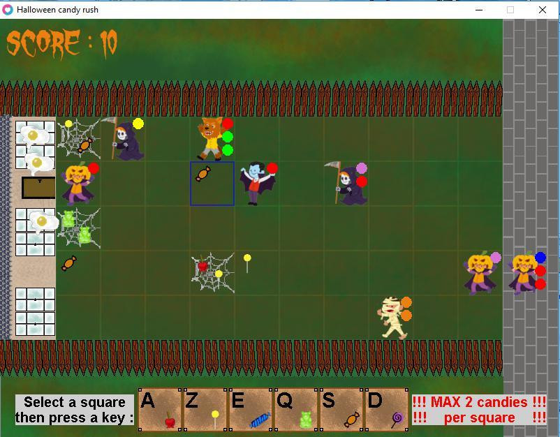 Halloween candy rush (itch) - кадр 1