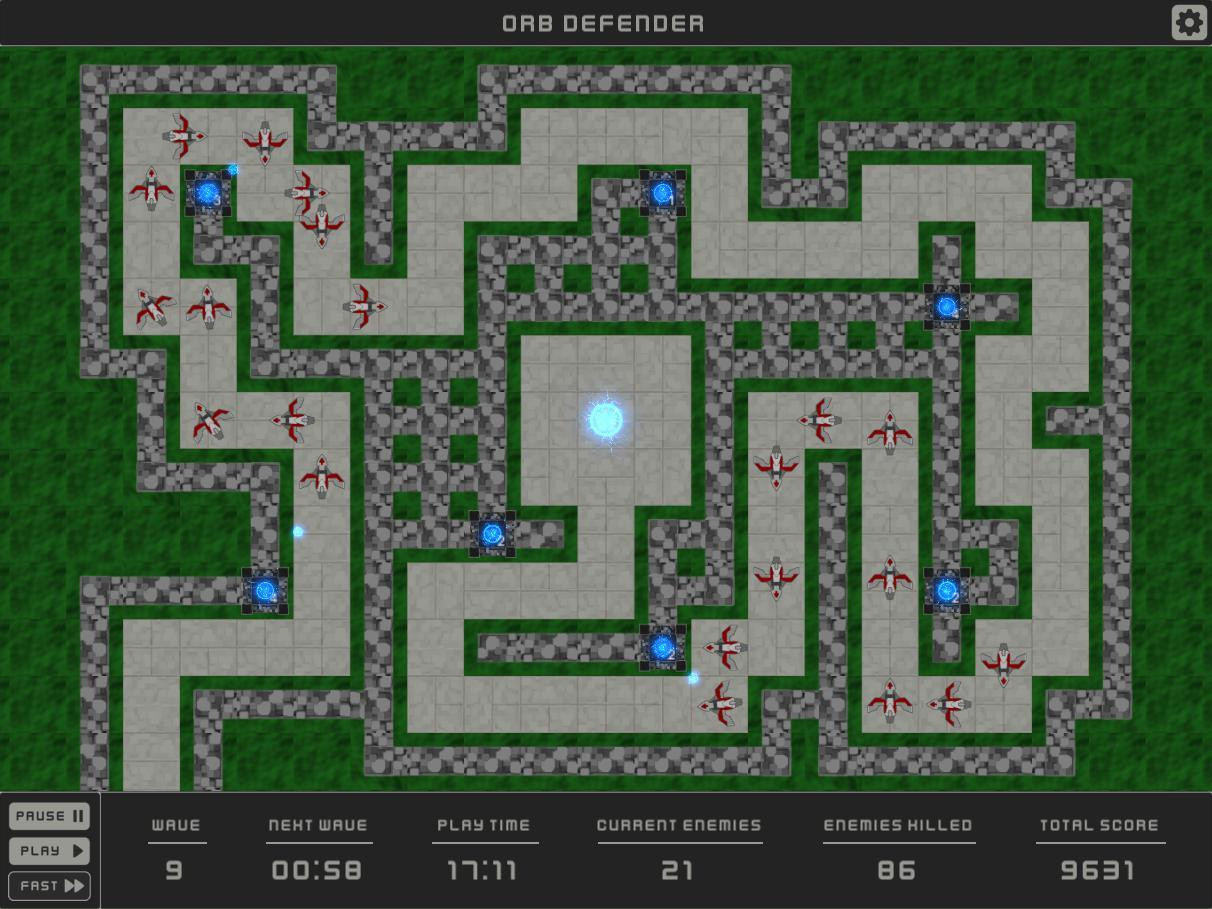 Orb Defender - LD43 (itch) - кадр 3