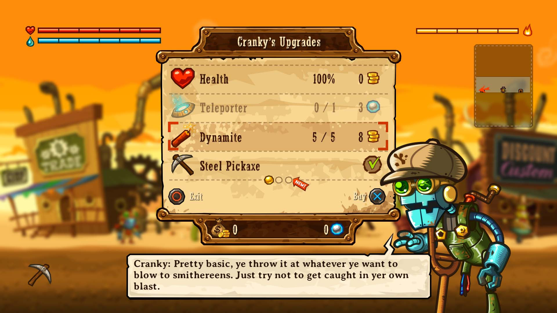 SteamWorld Dig - кадр 8