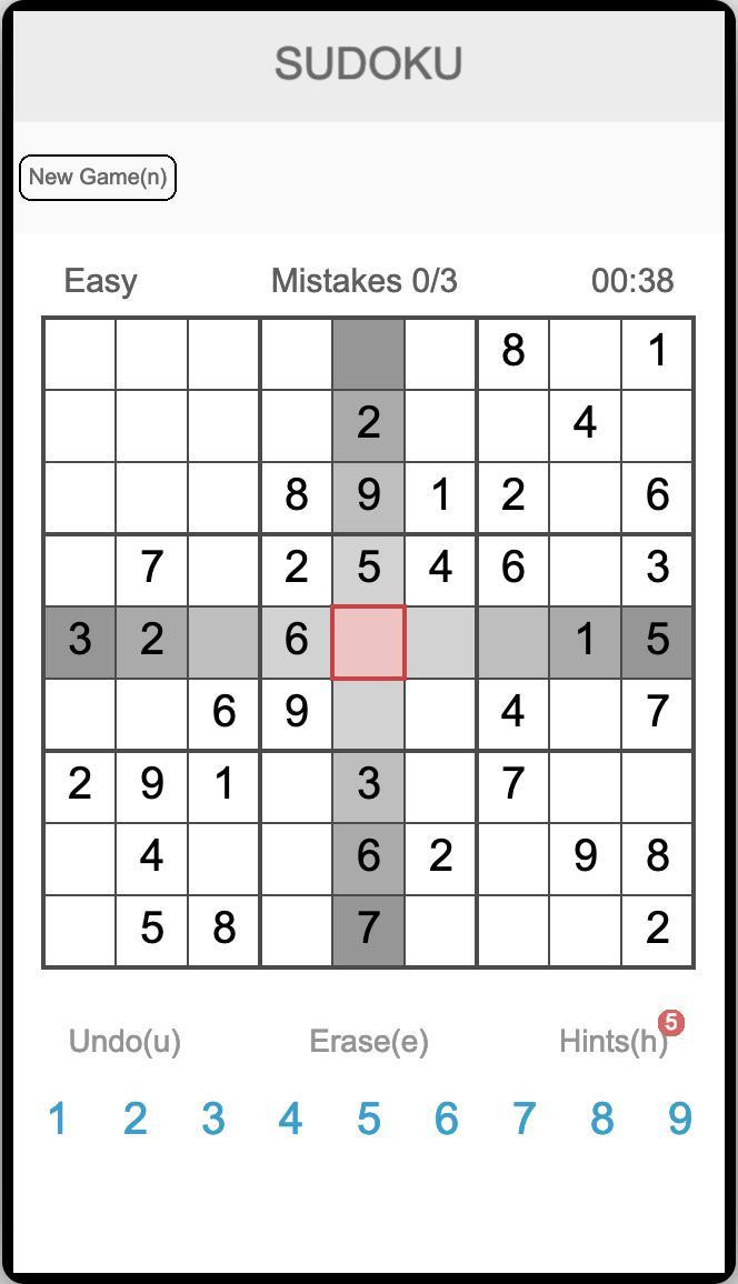 Sudoku (itch) (rahul2526) - кадр 1