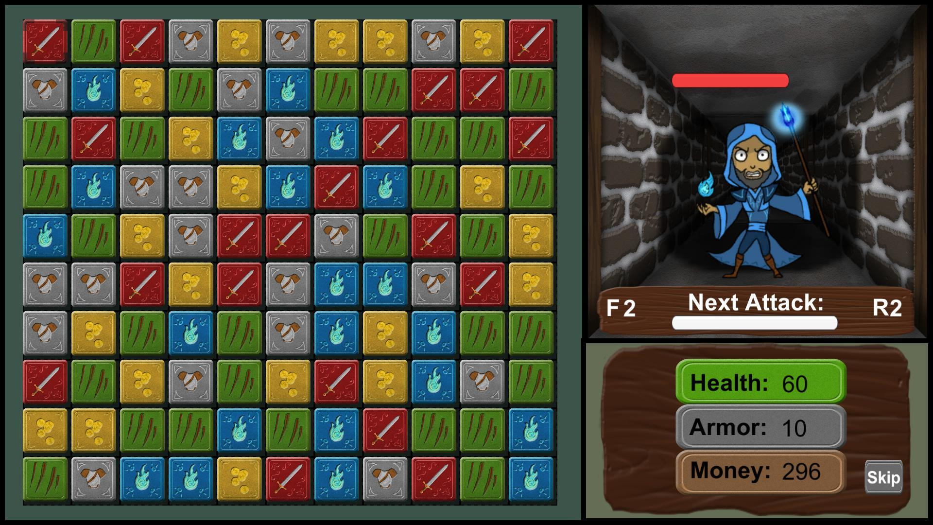 Monocle Match Dungeon (itch) - кадр 2