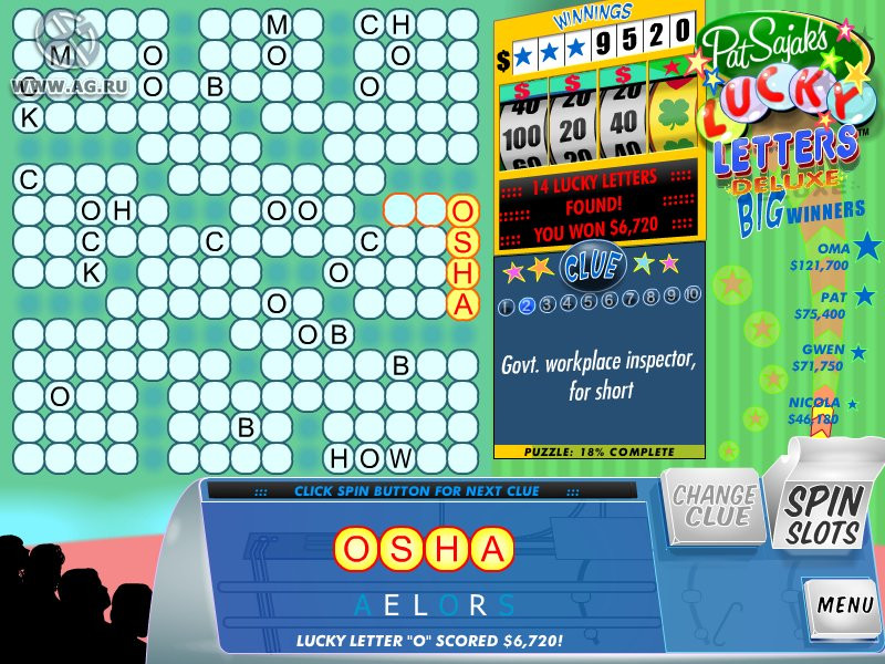 Pat Sajak's Lucky Letters Deluxe - кадр 8