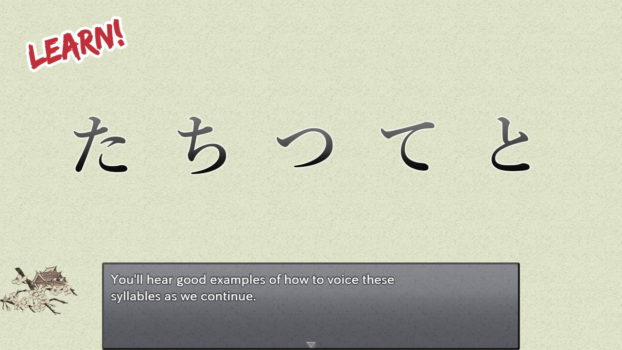 Learn Japanese To Survive - Hiragana Battle (itch) - кадр 2