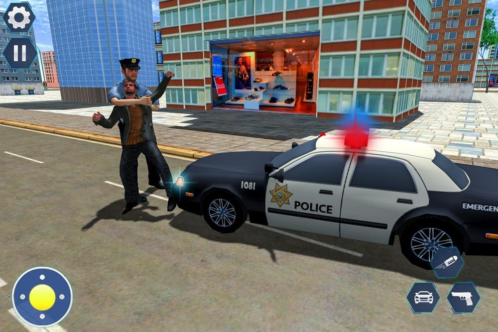 US Police Car Bank Robbery Gangster Chase (itch) - кадр 2