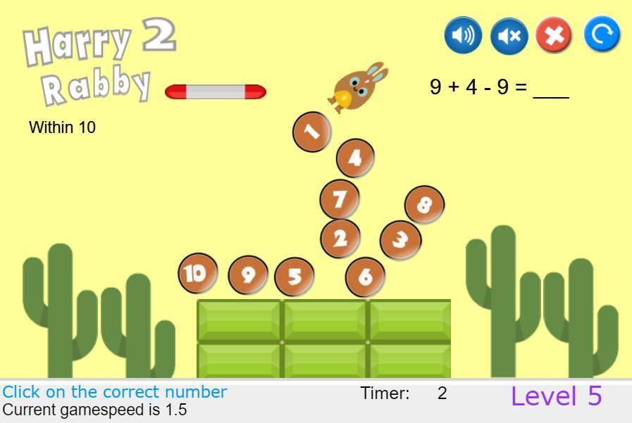 HarryRabby Elementary Math - Add and Subtract Three Numbers FREE Edition (itch) - кадр 7