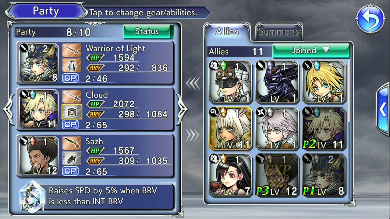 DISSIDIA FINAL FANTASY OPERA OMNIA - кадр 5