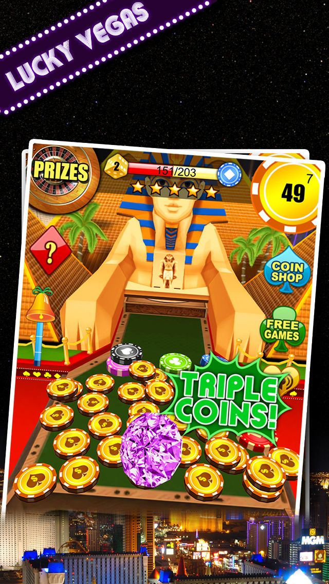 Kingdom Coins Lucky Vegas - Dozer of Coins Arcade Game - кадр 2