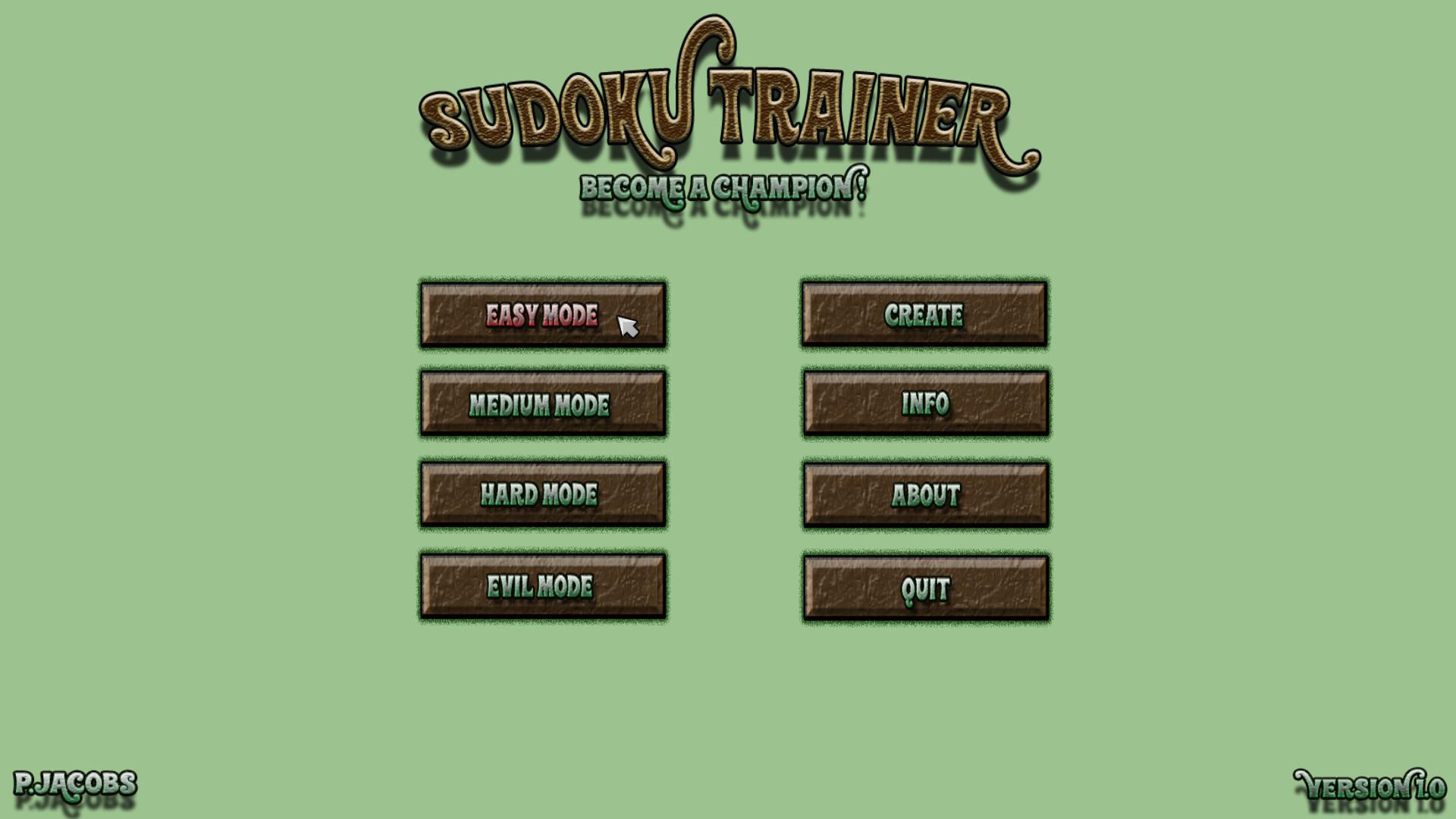 Sudoku Trainer (itch) - кадр 2