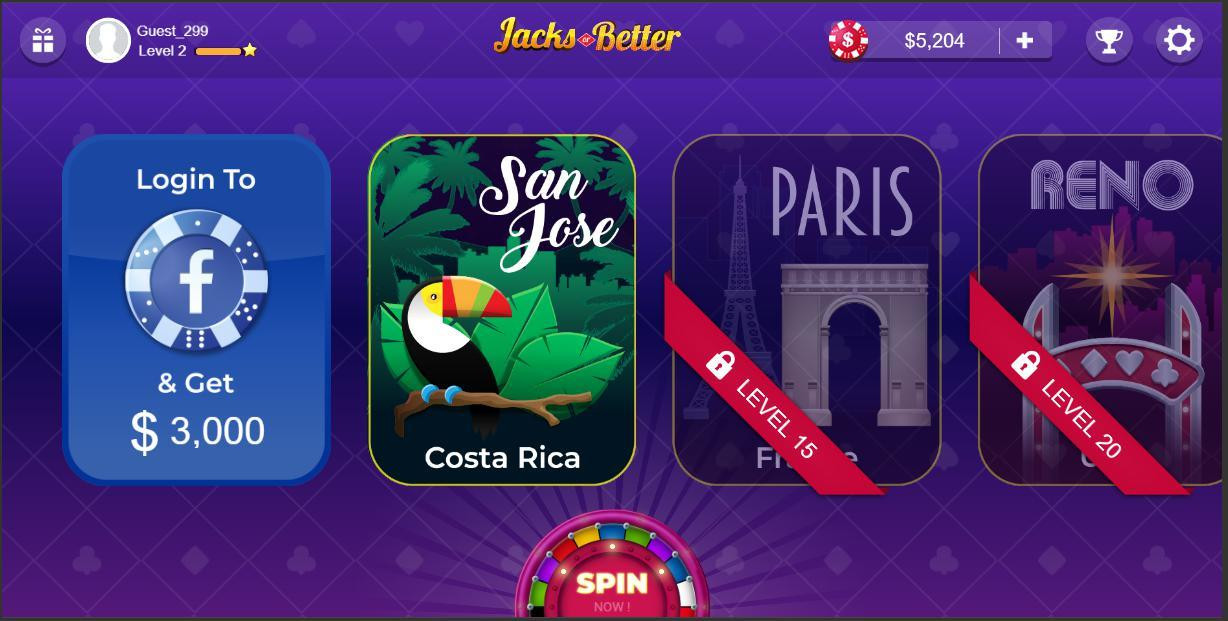 Jacks or Better Reach Vegas Video Poker Game (itch) - кадр 3