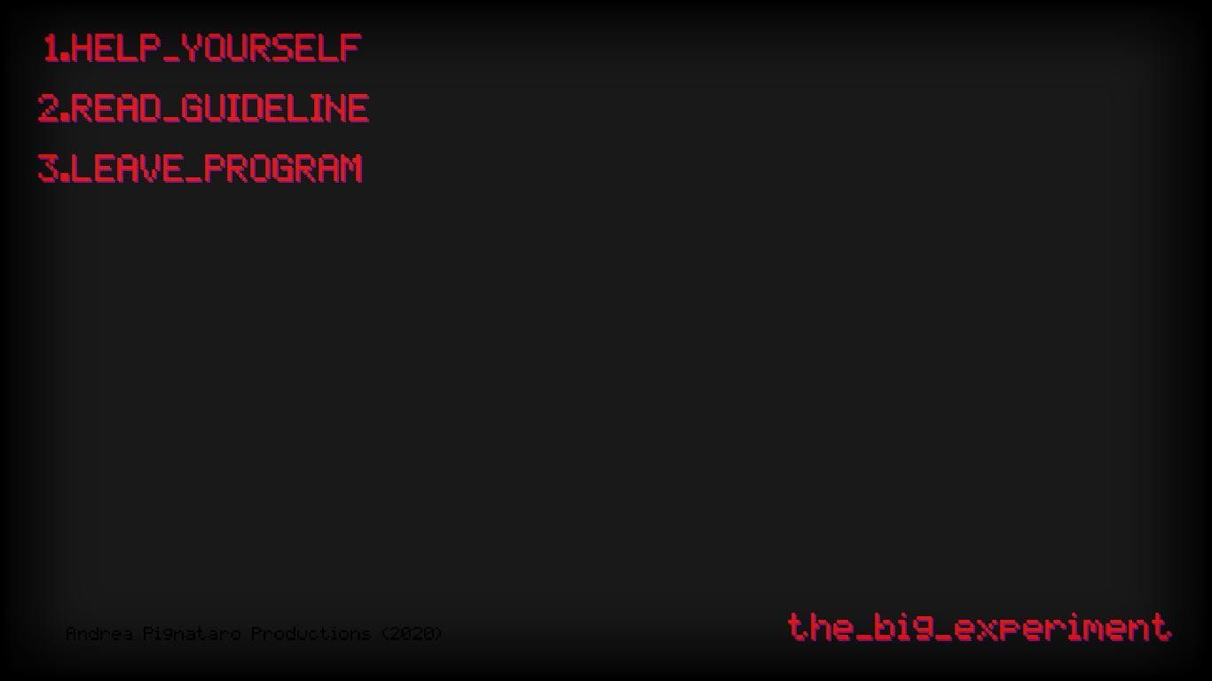 the_big_experiment (itch) - кадр 1