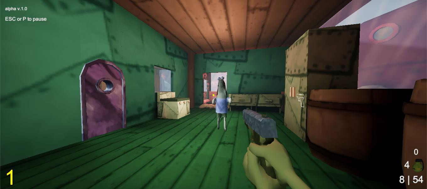 Krusty Zombies [Fan game] (itch) - кадр 2
