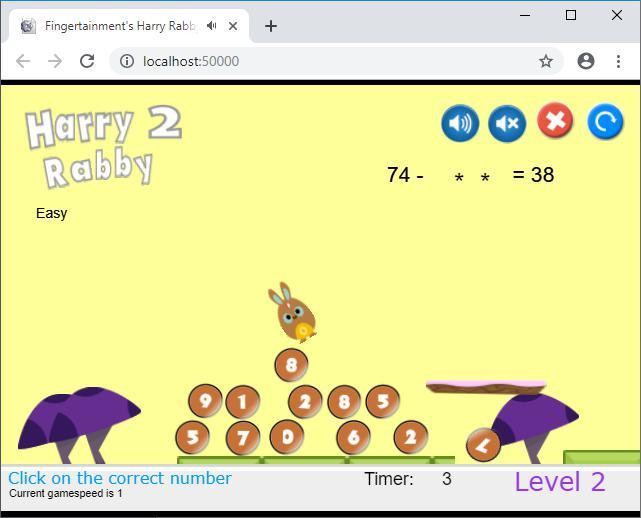 HarryRabby2 Math Missing Subtraend Large Numbers FREE (itch) - кадр 3