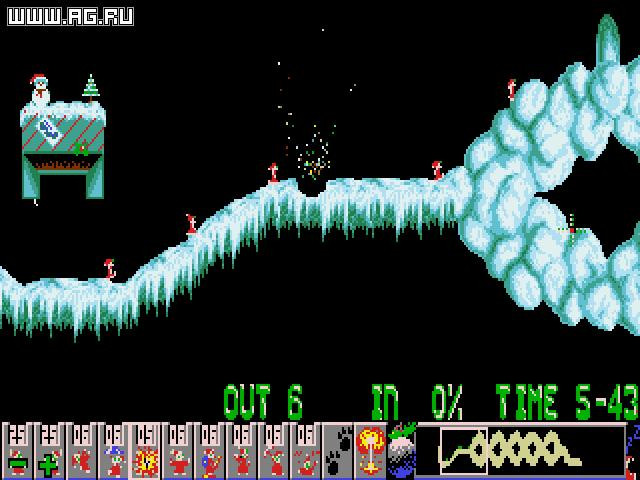 Holiday Lemmings 1994 - кадр 1