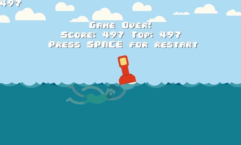 Phelps vs Shark (itch) - кадр 1