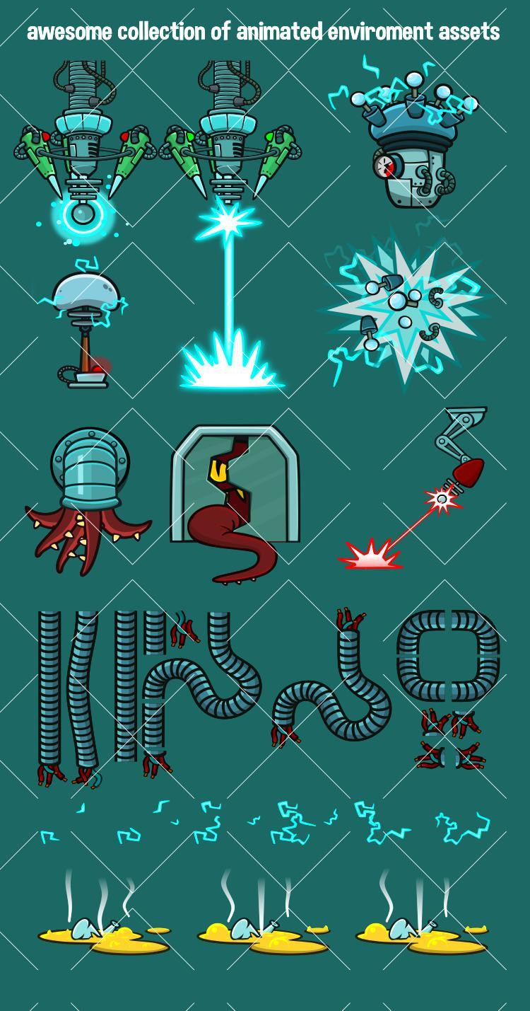 Mega laboratory scene creation kit (itch) - кадр 2
