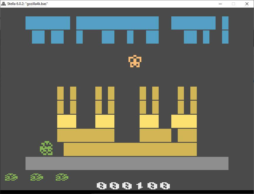 Zilla 2020 (Atari 2600 Prototype) (itch) - кадр 1