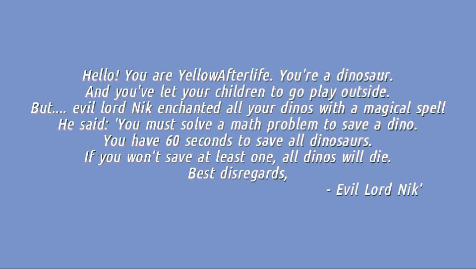 The Adventures of YellowAfterlife: The Quest for Dinosaurs (itch) - кадр 3