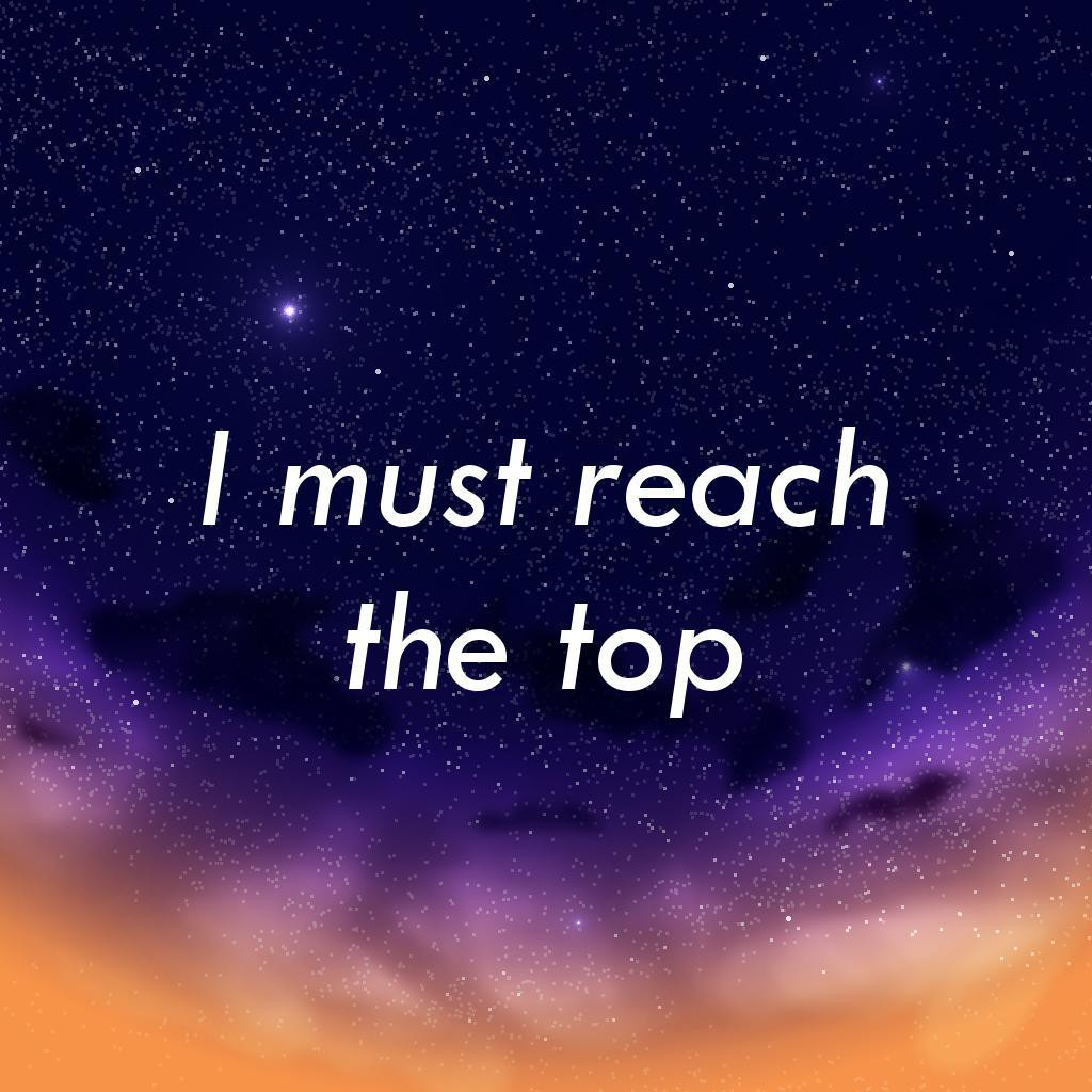 I must reach the top (itch) - кадр 1